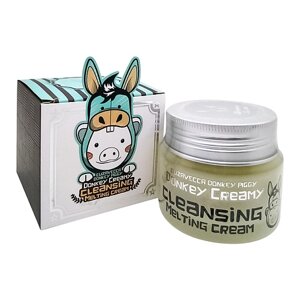 ELIZAVECCA Крем для лица очищающий Donkey Creamy Cleansing Melting Cream