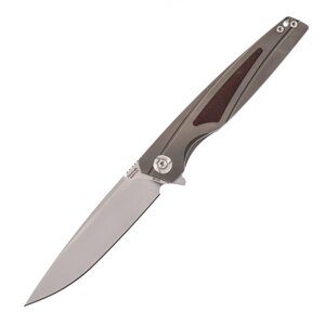 Нож складной 803CH Rikeknife, сталь M390, рукоять Dark Grey Titan/G10