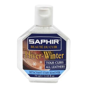 Очиститель от соли SAPHIR HIVER-WINTER, пластик. флакон, 75 мл