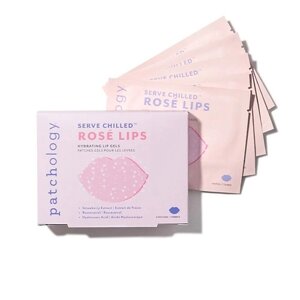 PATCHOLOGY Увлажняющие гидрогелевые патчи для губ Serve Chilled Rose Lip Gels 5.0