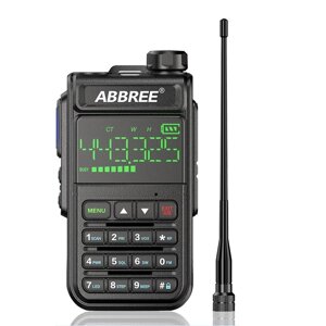 ABBREE AR-518 Full Bands Рация 128 Channels LCD Color Screen Two Way Radio Air Band DTMF SOS Emergency Function