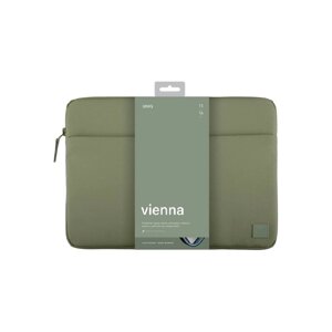 Чехол для ноутбука 14 Uniq Vienna Laptop Sleeve зеленая