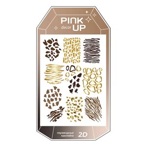 PINK UP наклейки для ногтей DECOR autumn collection 2D переводные