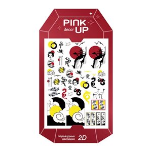 PINK UP наклейки для ногтей DECOR limited collection 2D переводные