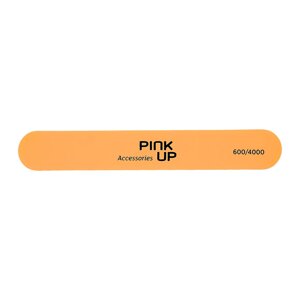 PINK UP Пилка полировочная для ногтей ACCESSORIES 600/4000 грит