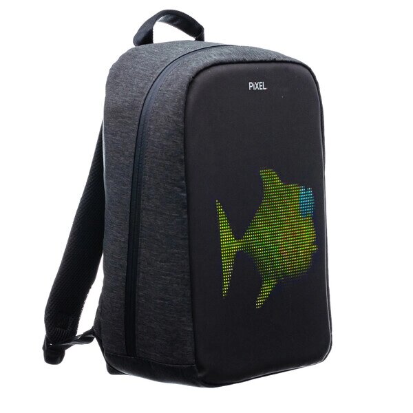 Pixel Bag Рюкзак с LED-дисплеем PIXEL MAX - GRAFIT (серый) от компании Admi - фото 1
