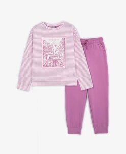 Пижама розовая для девочек Gulliver (122-128)