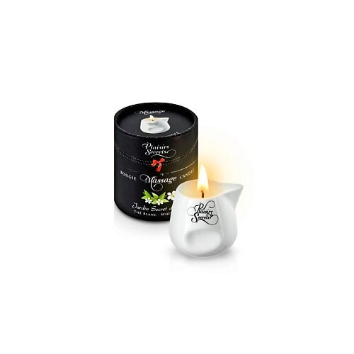 PLAISIR SECRET Свеча с массажным маслом Белый чай 80.0 от компании Admi - фото 1