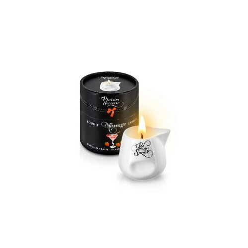 PLAISIR SECRET Свеча с массажным маслом Клубничный Дайкири 80.0 от компании Admi - фото 1