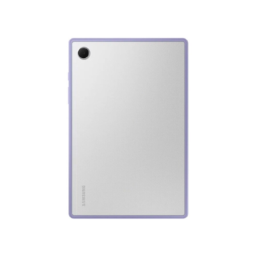 Пластиковая накладка Clear Edge Cover для Samsung Galaxy Tab A8 прозрачный/фиолетовый от компании Admi - фото 1