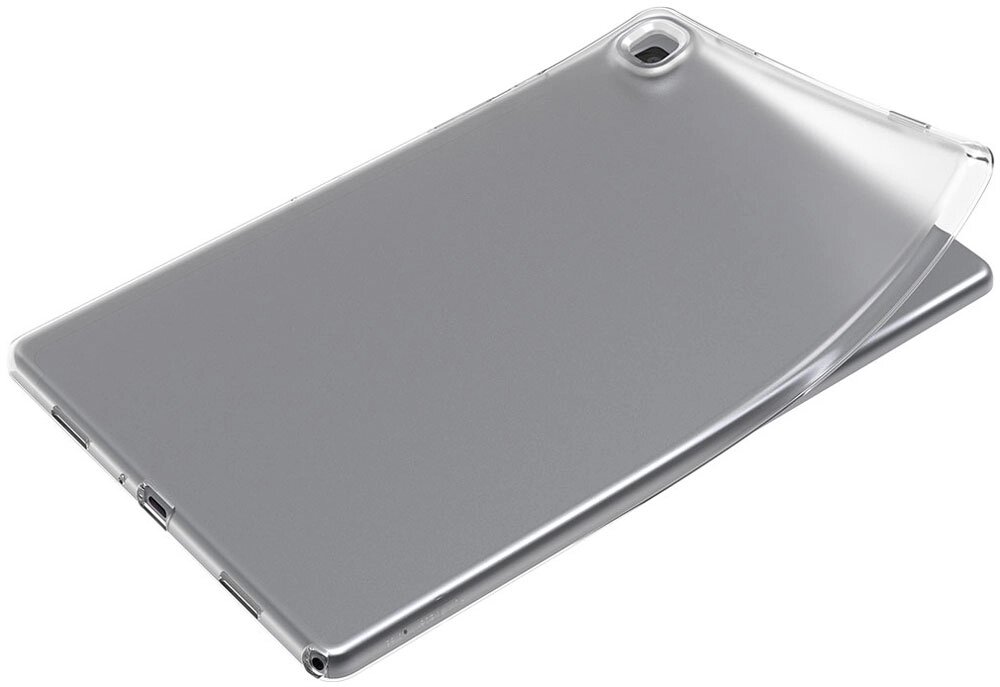 Пластиковая накладка Clear Edge Cover для Samsung Galaxy Tab A8 прозрачный/синий от компании Admi - фото 1