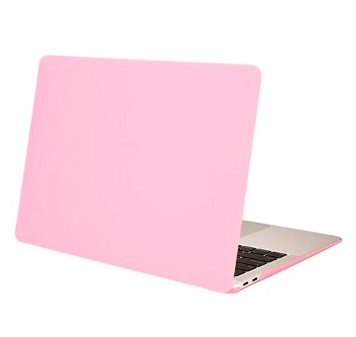 Пластиковый чехол Gurdini для Macbook Air 13 матовый розовый от компании Admi - фото 1