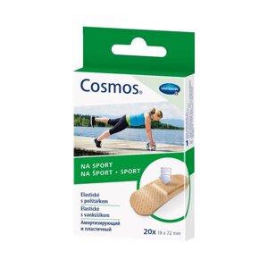 Пластырь Sport Cosmos/Космос 1,9см x 7,2см 20 шт.