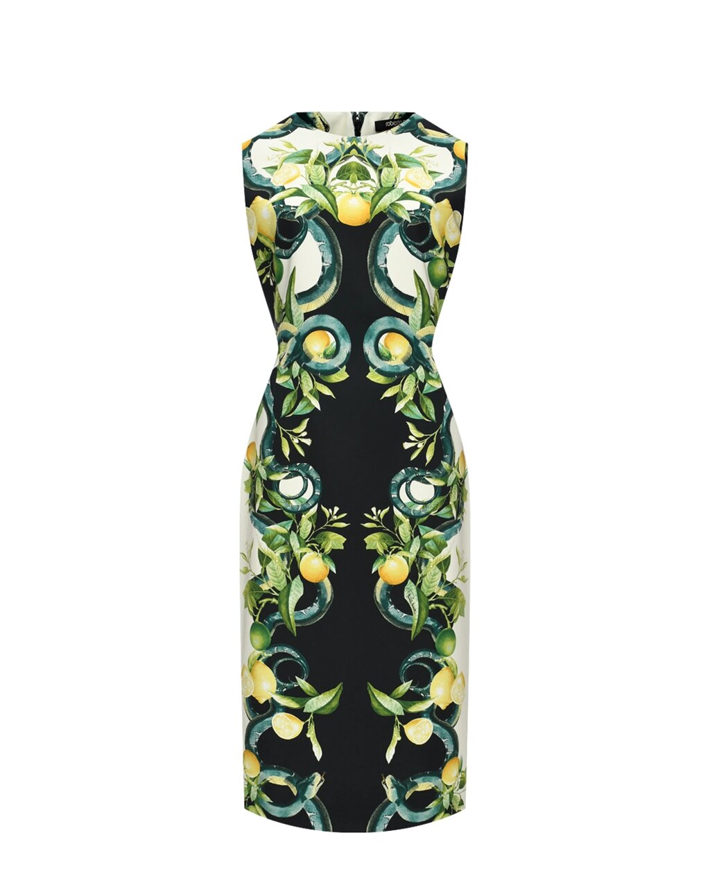 Платье миди, принт лимоны Roberto Cavalli от компании Admi - фото 1