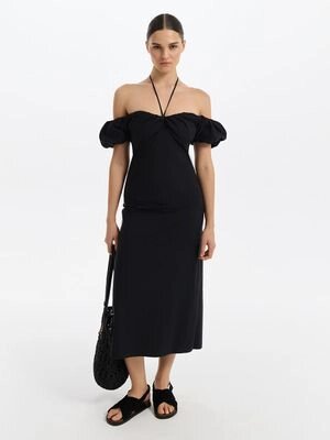 Платье миди с открытыми плечами от компании Admi - фото 1