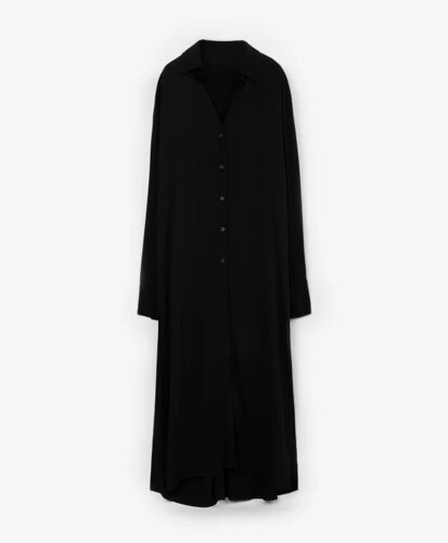 Платье оверсайз черное GLVR (S)