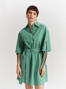Платье-рубашка из хлопка (50)