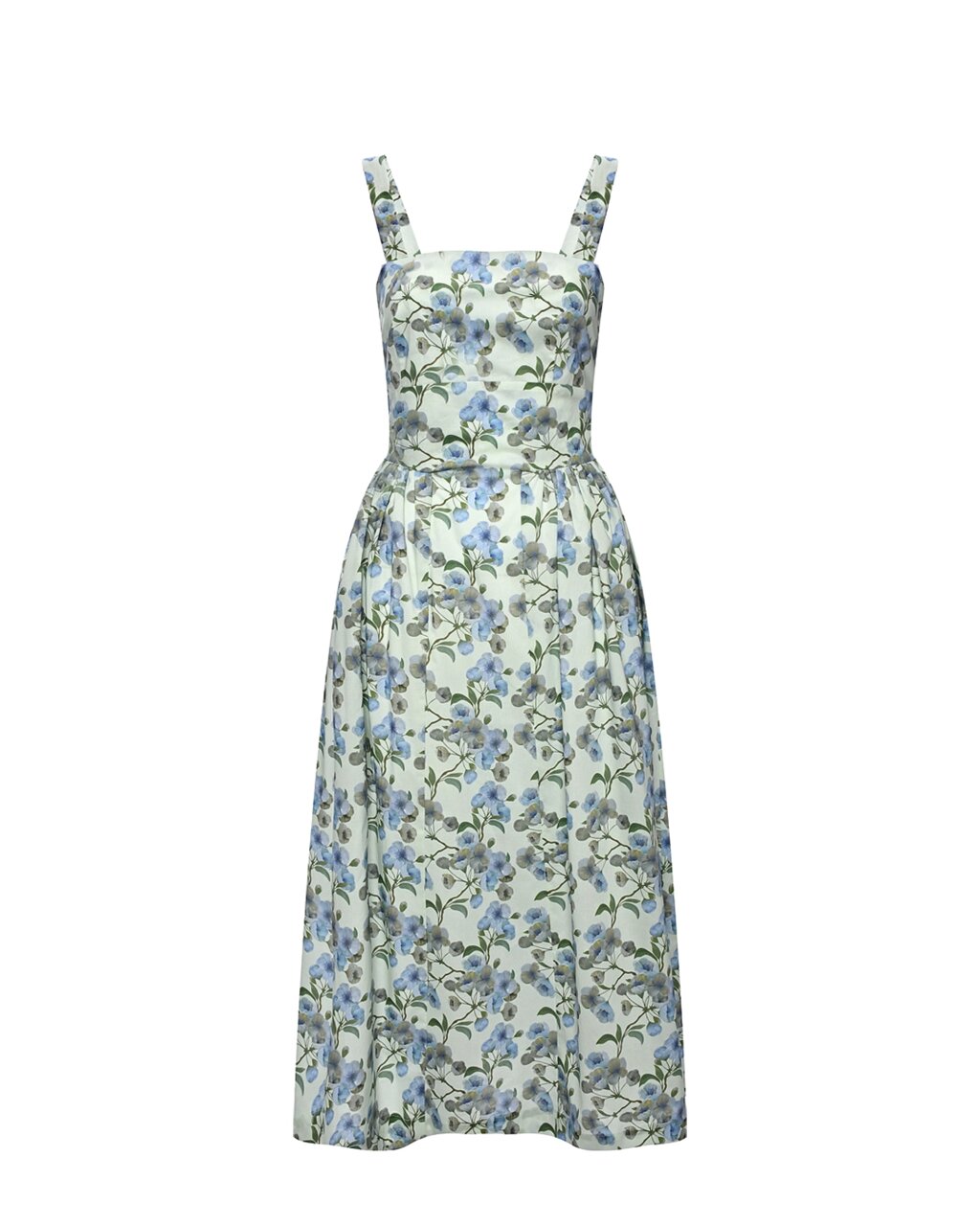 Платье с голубым цветочным принтом Dan Maralex от компании Admi - фото 1