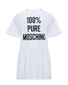 Платье с принтом 100% Pure Moschino