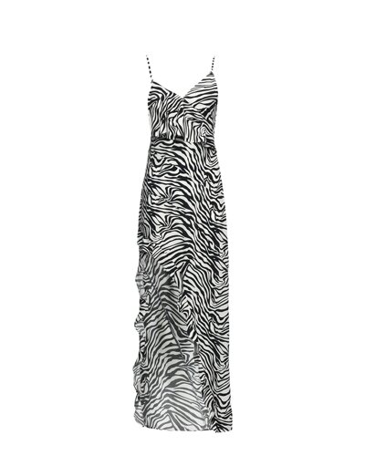 Платье с принтом зебра Dan Maralex
