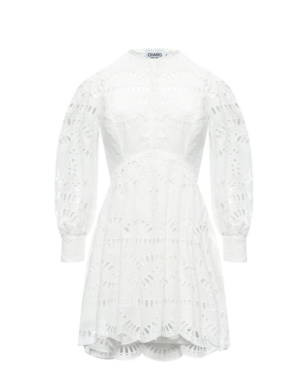 Платье с шитьем, белое Charo Ruiz от компании Admi - фото 1