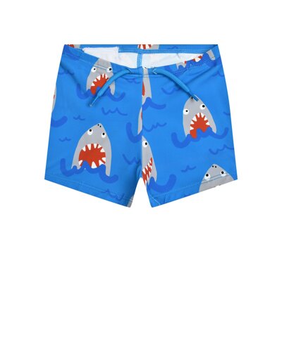 Плавки-шорты с принтом акулы Stella McCartney