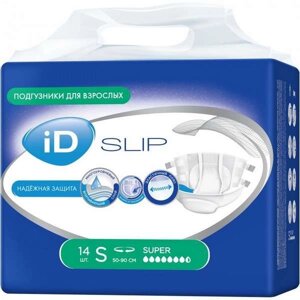 Подгузники для взрослых Slip iD/айДи 14шт р. S