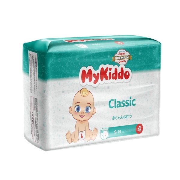 Подгузники-трусики для детей Classic MyKiddo 9-14кг 36шт р. L от компании Admi - фото 1