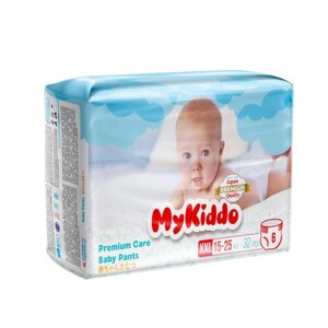 Подгузники-трусики для детей Premium MyKiddo 15-25кг 32шт р. XXL