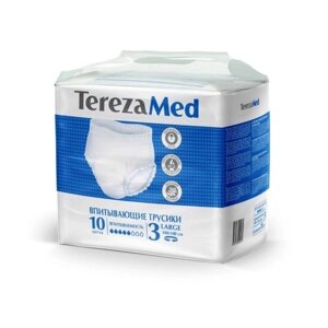 Подгузники-трусики для взрослых впитывающие TerezaMed 10шт р. L (3)