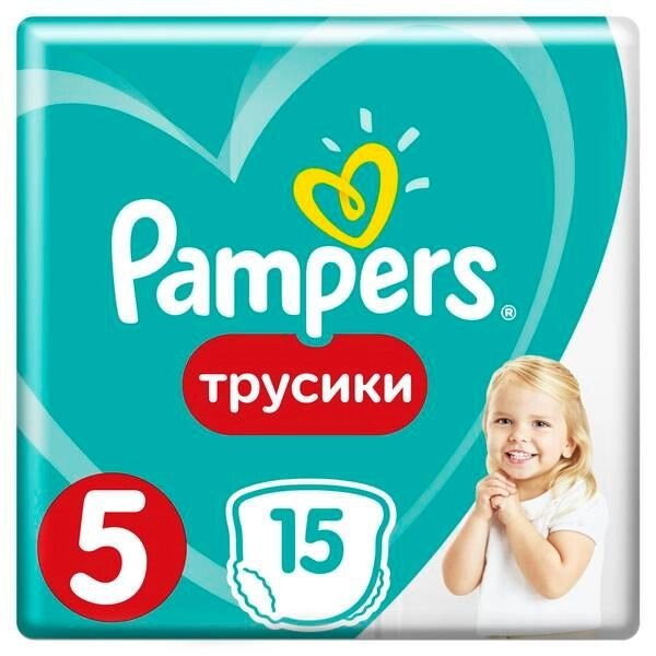 Подгузники-трусики Pampers (Памперс) Pants для мальчиков и девочек р. 5 Junior (11-18 кг) 15 шт. от компании Admi - фото 1