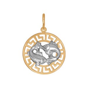 Подвеска знак зодиака SOKOLOV из комбинированного золота