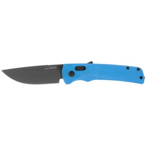 Полуавтоматический складной нож Flash Mk3 Civic Cyan, сталь D2, рукоять синий GRN