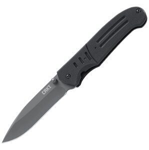 Полуавтоматический складной нож Ignitor T, CRKT 6860, сталь 8Cr14MoV Titanium Nitride, рукоять стеклотекстолит G10