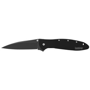 Полуавтоматический складной нож Kershaw Leek 1660CKT, сталь Sandvik 14C28N, рукоять нержавеющая сталь 410, чёрный