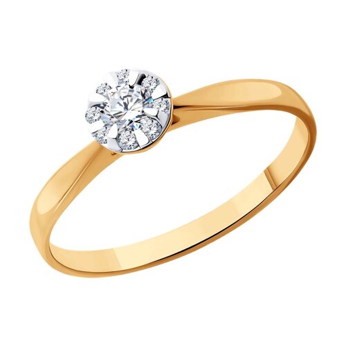 Помолвочное кольцо SOKOLOV из золота с бриллиантами