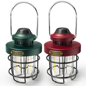 Портативный фонарь в стиле ретро Кемпинг Фонарь LED Лампа для кемпинга Перезаряжаемый USB-фонарь для путешествий Подвесн