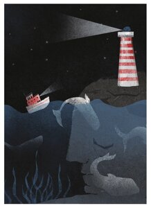 Постер А4 Дарья Ноксо «Свет маяка»