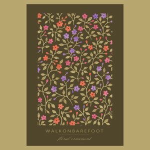 Постер Walkonbarefoot «Floral ornament dark»