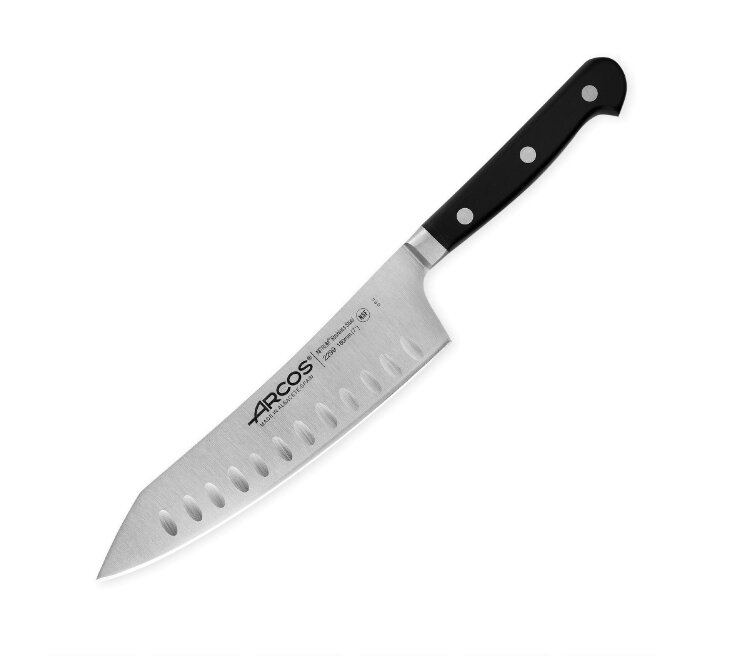 Поварской кухонный нож кирицуке Arcos Opera 18 см, сталь X50CrMoV15, рукоять ацетальная смола от компании Admi - фото 1