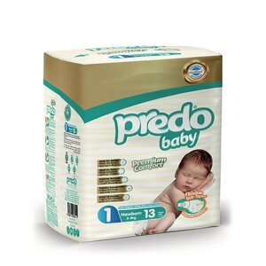 PREDO Подгузники для детей Baby Newborn № 1 (2-5 кг) 13