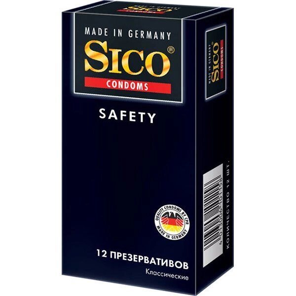 Презервативы классические Safety Sico/Сико 12шт от компании Admi - фото 1