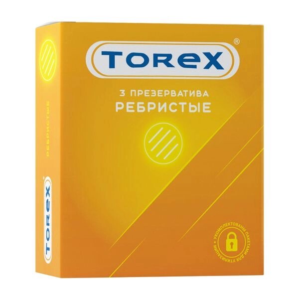 Презервативы ребристые Torex/Торекс 3шт от компании Admi - фото 1