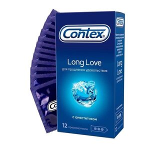 Презервативы с анестетиком Long Love Contex/Контекс 12шт