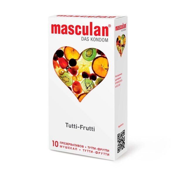 Презервативы тутти-фрутти Tutti-Frutti Masculan/Маскулан 10шт от компании Admi - фото 1