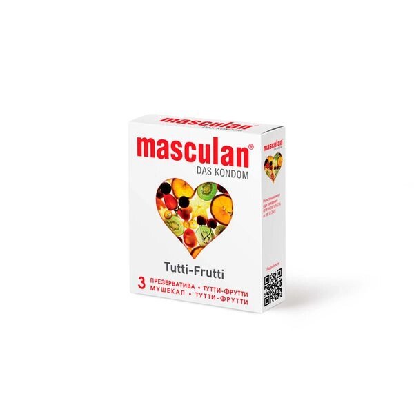 Презервативы тутти-фрутти Tutti-Frutti Masculan/Маскулан 3шт от компании Admi - фото 1