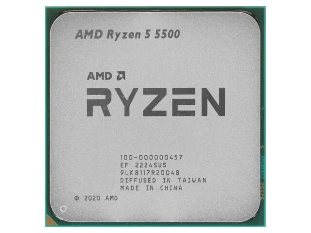 Процессор AMD Ryzen 5 5500 (3600MHz/AM4/L2+L3 19456Kb) 100-000000457 OEM от компании Admi - фото 1