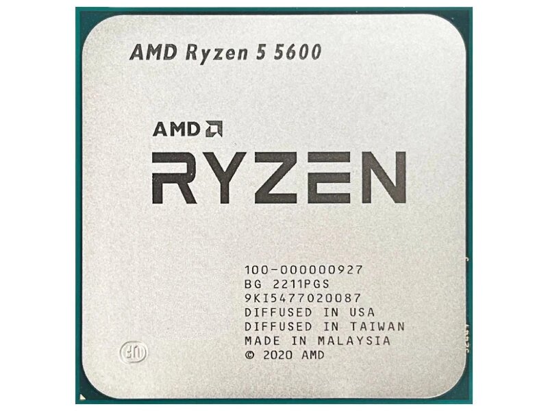 Процессор AMD Ryzen 5 5600 (3500MHz/AM4/L2+L3 35840Kb) 100-000000927 OEM от компании Admi - фото 1