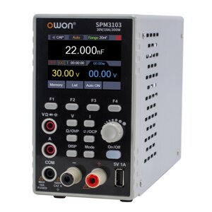 Программируемый источник питания постоянного тока OWON СПE, 300 Вт, 60 В/10A 60 В/5A, 2,8 дюйма, LCD, разрешение 10 мВ/1