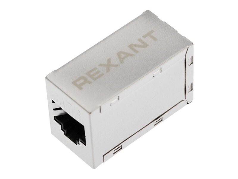 Проходной адаптер Rexant RJ-45 8P8C FTP cat. 6 03-0109 от компании Admi - фото 1